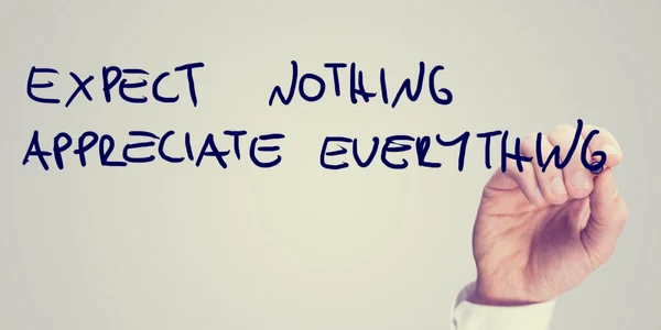 Expect nothing