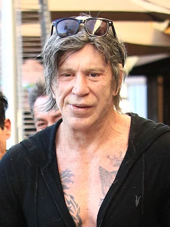 Rough Looking Mickey Rourke Out For Lunch In Beverly Hills jpeg
