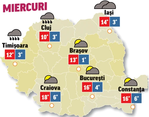 Prognoza meteo 3 februarie anunță temperaturi de primăvară