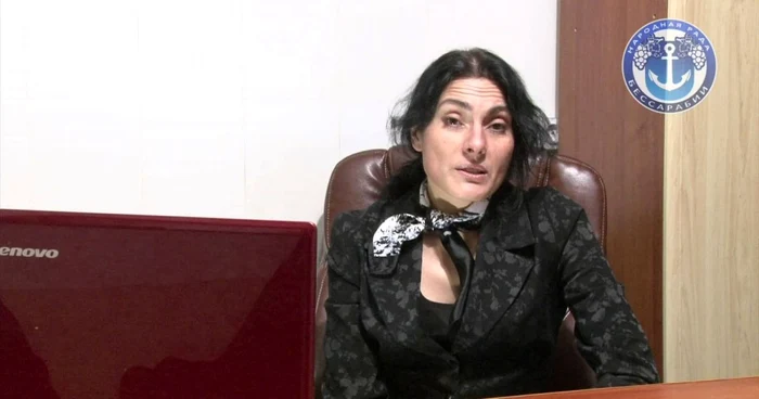 Vera Şevcenko, noua lideră a Radei Populare a Basarabiei. FOTO Captură Youtube.com