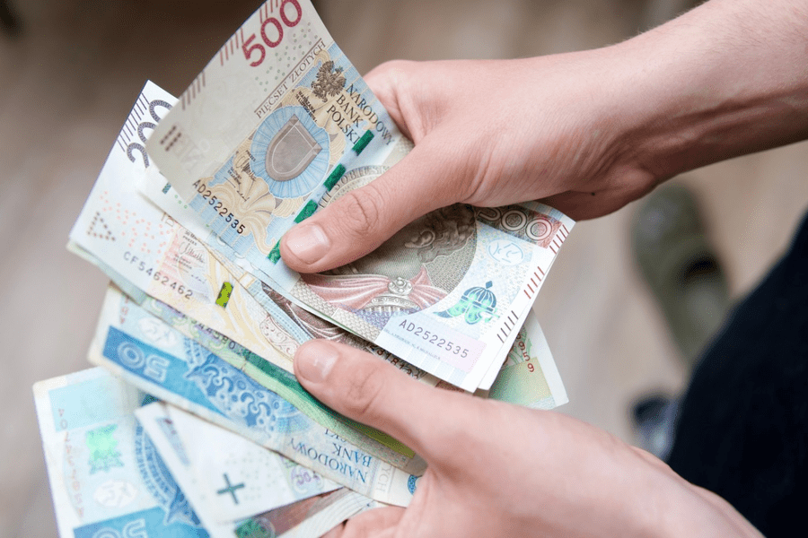Zlotul polonez atinge un minim record în raport cu dolarul. Pentru 1 USD trebuie să plătiți mai mult de cinci zloți
