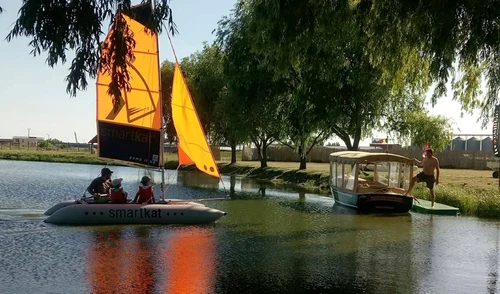 Sporturi nautice pe balta de la Săcălaz