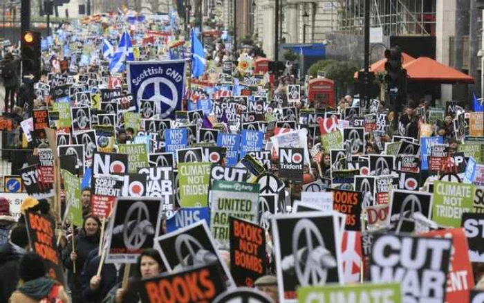 protest londra