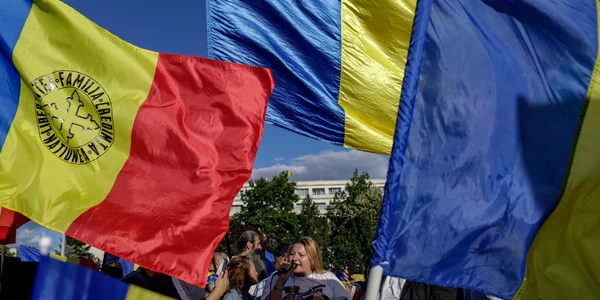 Șoșoacă la protestul AUR Piața Victoriei 2 octombrie 2022 FOTO Inquam Photos Octav Ganea