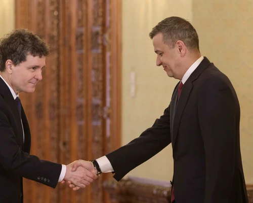 PSD participa la consultarile cu partidele parlamentare organizate de presedintele Romaniei la Palatul Cotroceni, 22 aprilie 2026.   Inquam Photos / Octav Ganea