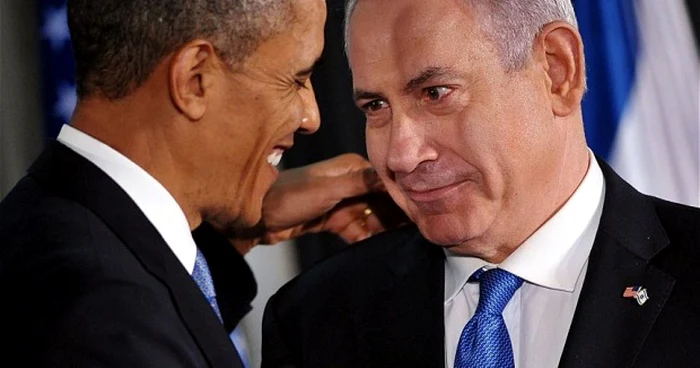 Barack Obama şi Benjamin Netanyahu, în 2013 FOTO AFP / Getty Images
