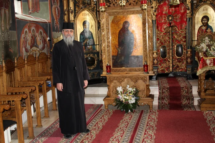 Stareţul Mânăstirii Sihăstria Voronei: "Aici este o ipostază unicat"Foto: "Adevărul"