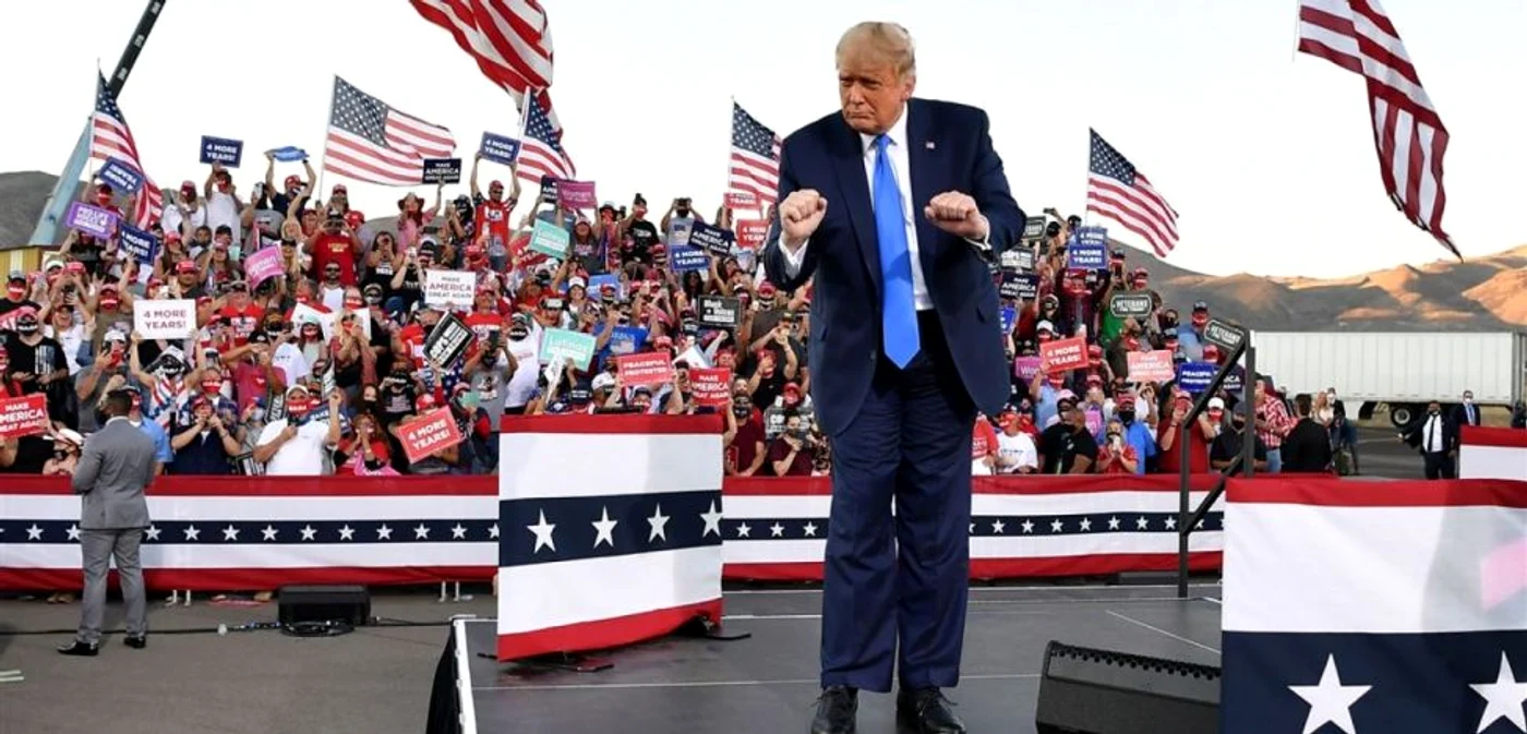 Preşedintele SUA, Donald Trump, la un miting electoral