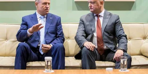 Igor Dodon si Klaus Iohannis