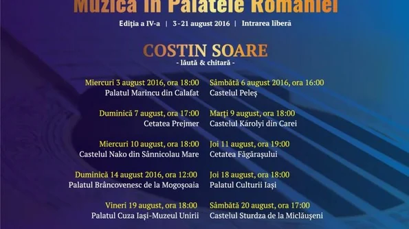 Turneul „Muzica în Palatele României” debutează la Calafat jpeg