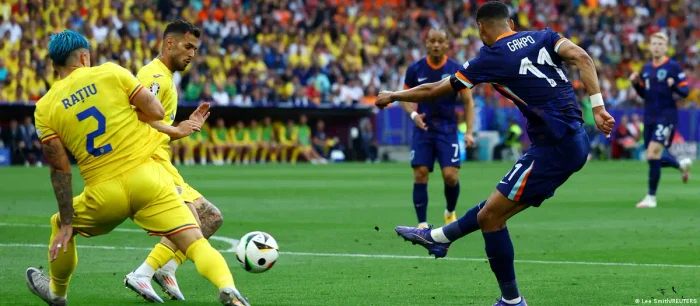 Cody Gakpo a marcat primul gol în partida Olanda-România de la München