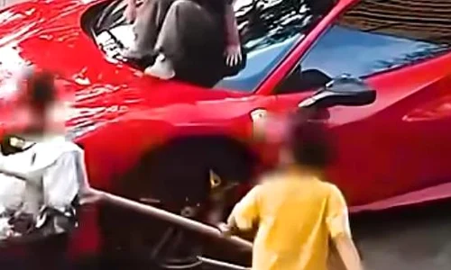 ferari vandalizat jpg