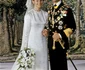 Regina Silvia și Regele Carl Gustaf al Suediei la nunta lor din 1976. FOTO: Casa Regală suedeză