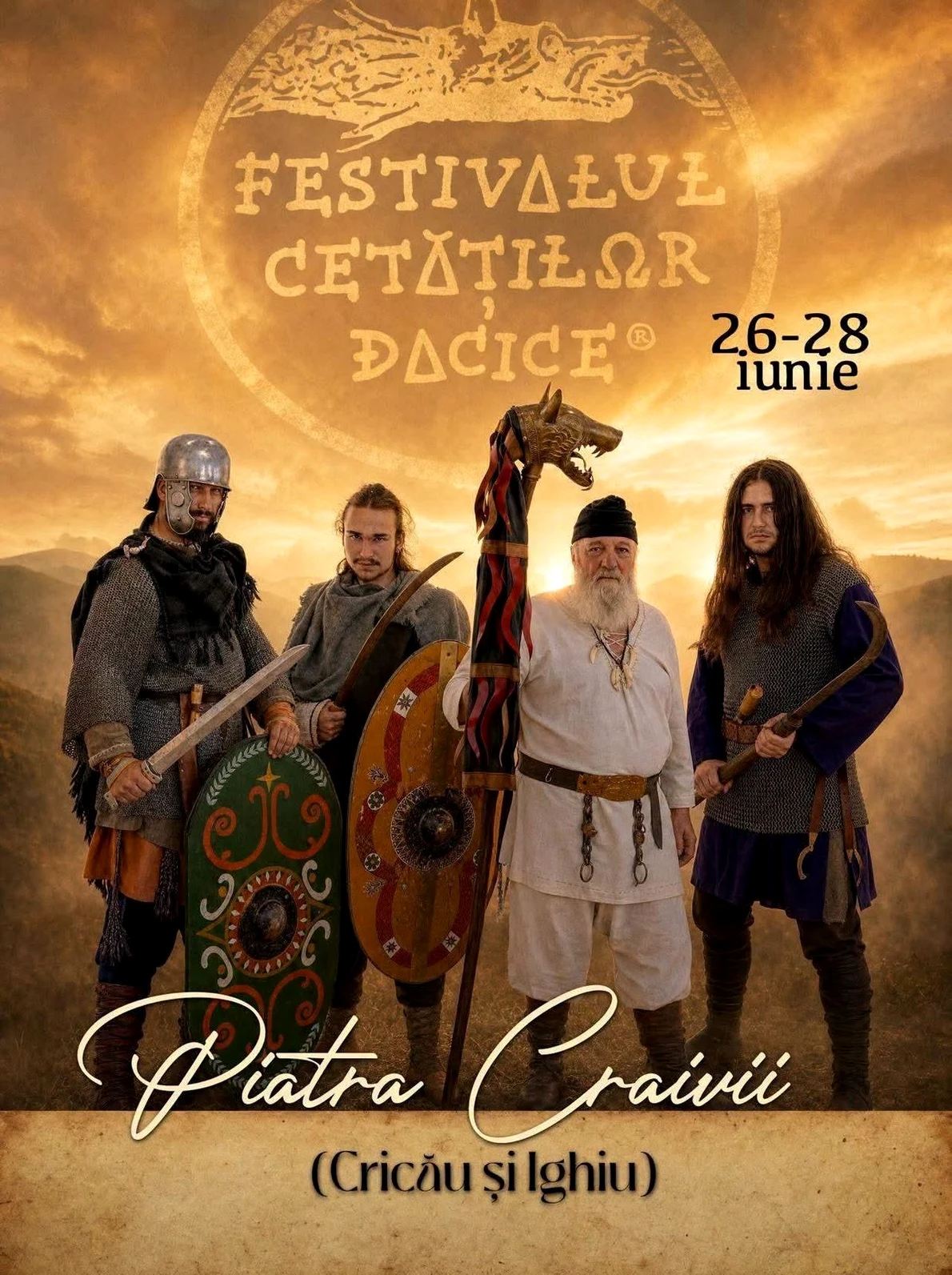 A XVIII-a ediție a Festivalului Cetăților Dacice, la Piatra Craivii