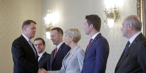 Consultări PNL - Cotroceni - Klaus Iohannis - Ludovic Orban - Raluca Turcan / FOTO Inquam Photos / George Călin / 17 ian 2018