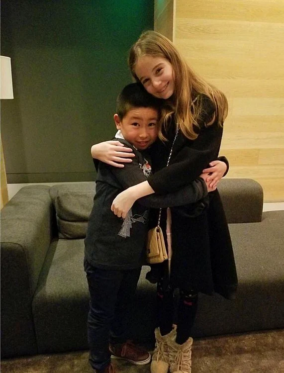 Irina Columbeanu și fiul lui Mr. Pink, Anthony, s-au înțeles de minune