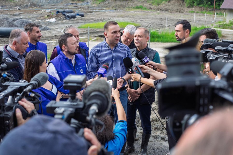 Ministrul Economiei, pe teren la Salina Praid: „A fost semnat ordinul de începere a lucrărilor”. 8 experți internaționali trebuie să ajungă în cursul zilei