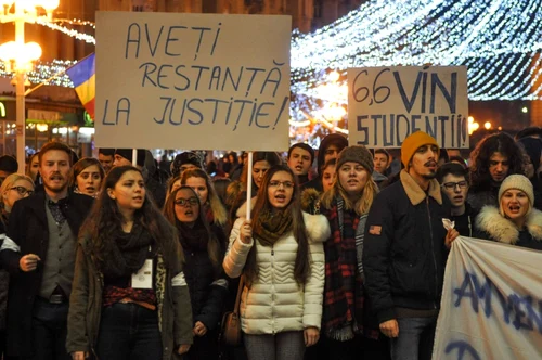 Protest studenti Timisoara FOTO Daniel Dancea