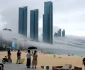 Ceață marină pe o plajă din Coreea de Sud FOTO Yonhap