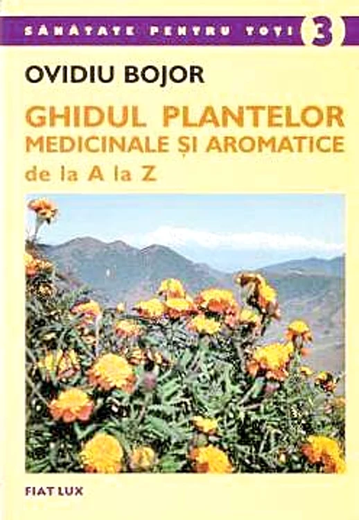 Mai multe informaţii,  în cartea „Ghidul  plantelor medicinale  şi aromatice”,  Editura Fiat Lux,  tel.: 021-331.68.94 şi  0723.327.124.