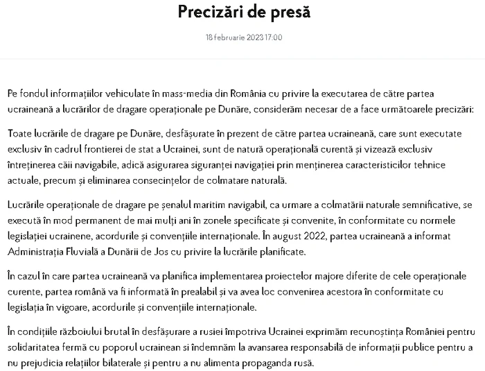 Sursa: Ambasada Ucrainei la București