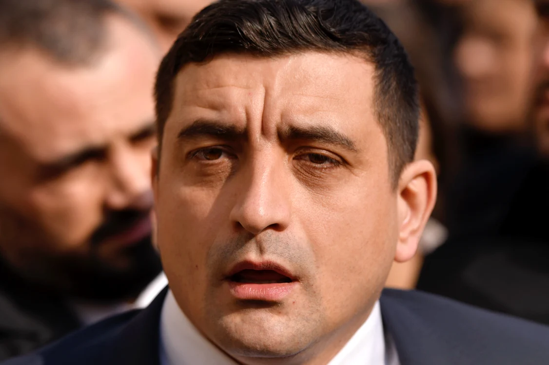 George Simion, candidatul AUR. 