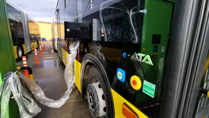 Primele autobuze electrice Karsan au ajuns la Timișoara FOTO Ștefan Both
