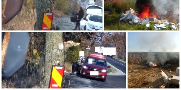 Garda de Mediu Bihor a publicat pe contul de Facebook a înregistrare cu câteva dintre persoanele amendate pentru că aruncă sau ard deşeuri ilegal. FOTO