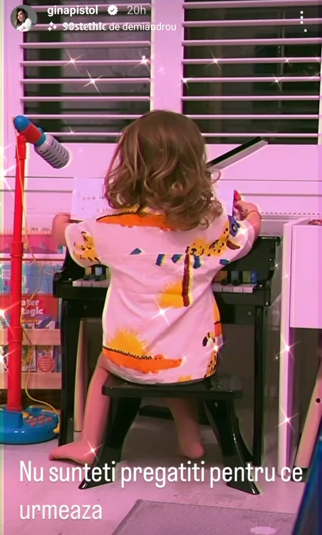 Josephine, fetița cuplului / foto: captură InstaStory