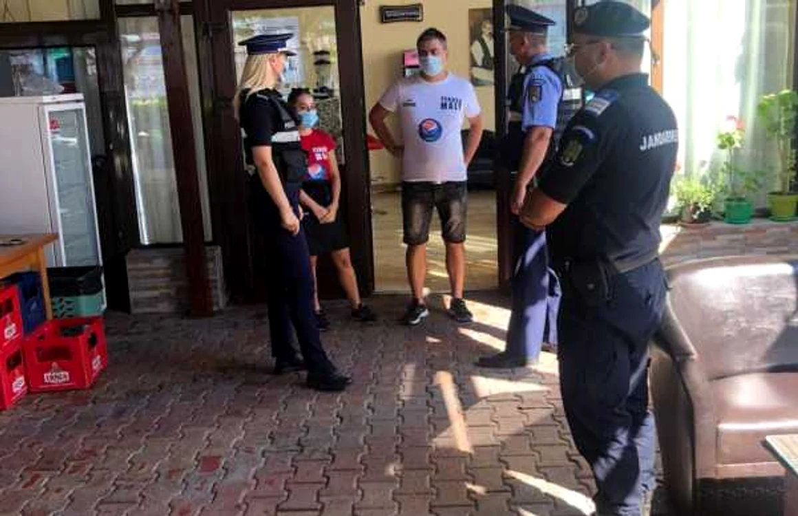 Controale pentru verificarea respectării măsurilor sanitare FOTO IPJ Călăraşi