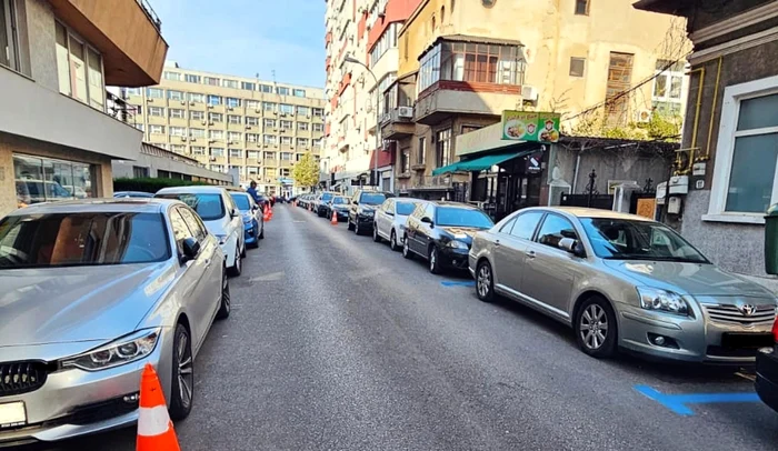 Locuri de parcare în București FOTO: Facebook
