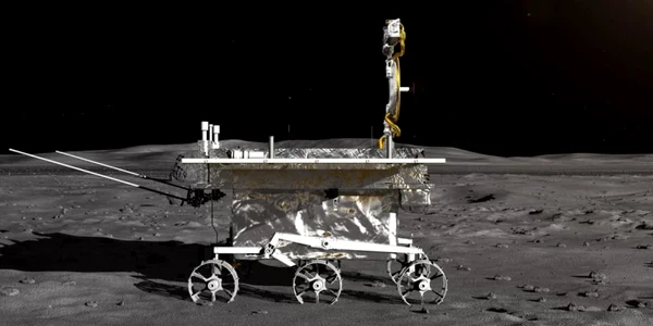 sonda chang e 4 pe luna imagine computerizata foto administratia nationala chineza pentru spatiu