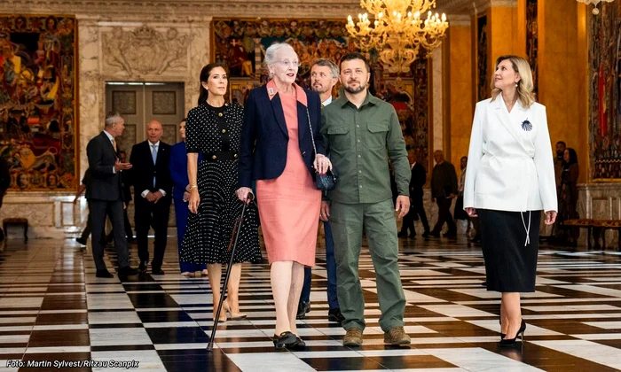 Olena si Volodimir Zelenski la pranzul regal oferit de Regina Margrethe a II a   Instagram (7) jpg