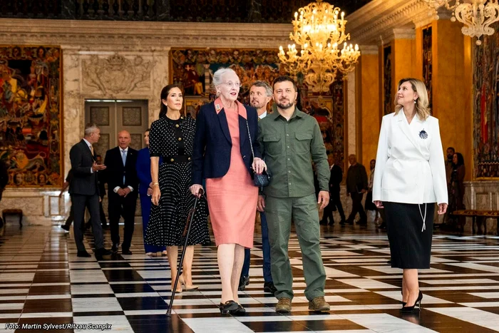 Olena si Volodimir Zelenski la pranzul regal oferit de Regina Margrethe a II a Instagram (7) jpg