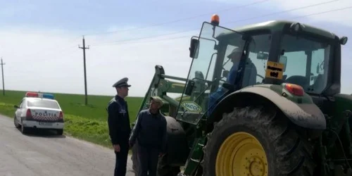 tractor politisti Galati