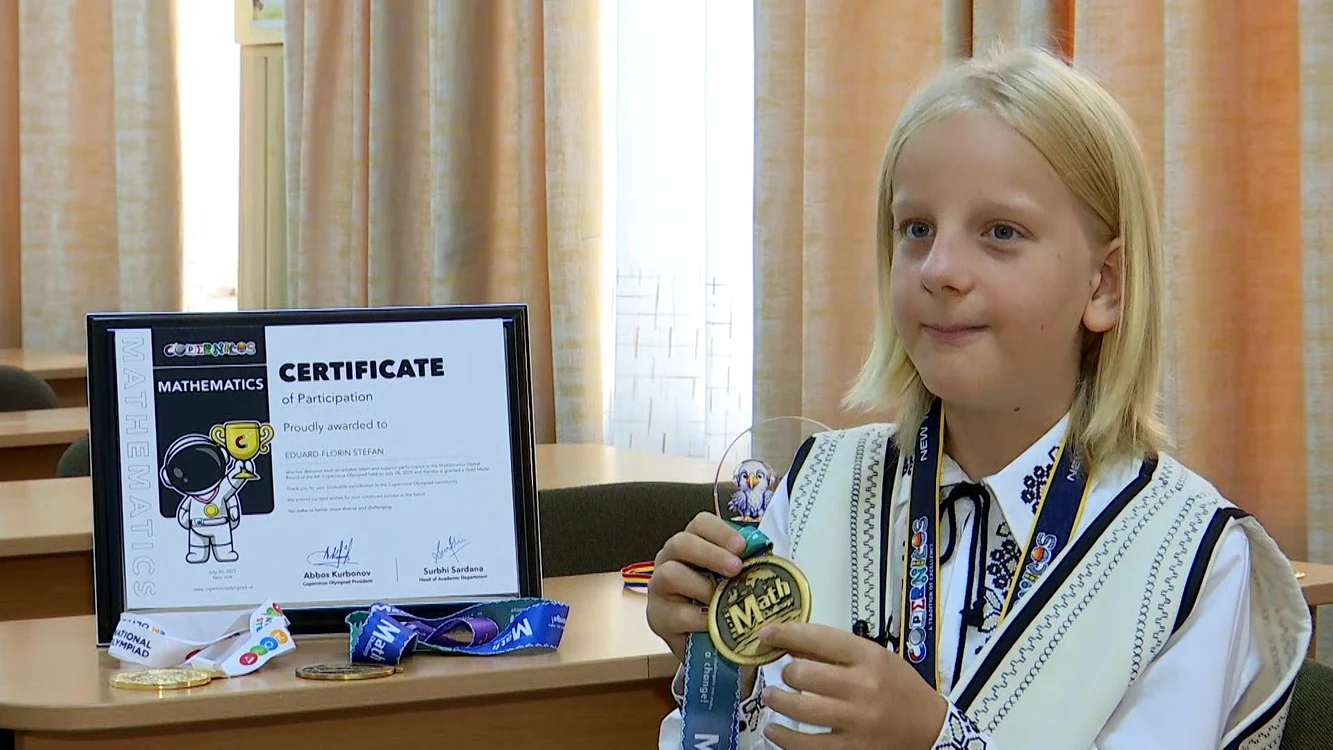 Eduard Florin Ștefan are doar 11 ani / foto: Observator News 