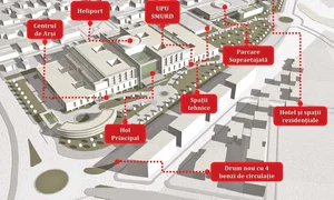 Aşa va arăta spitalul Sf  Vasile cel Mare, care se va construi în zona restaurantului Doi Cocoşi din Nordul Capitalei jpeg