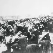 tren plin cu prizonieri duși în lagărul de la Auschwitz FOTO GettyImages jpg