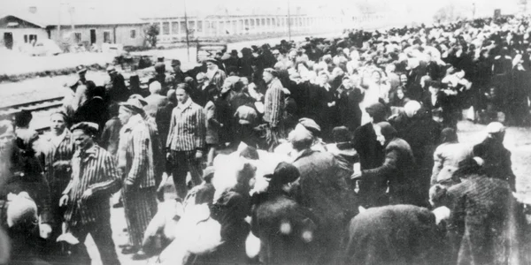 tren plin cu prizonieri duși în lagărul de la Auschwitz FOTO GettyImages jpg