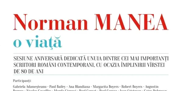 afis norman manea intoarcerea