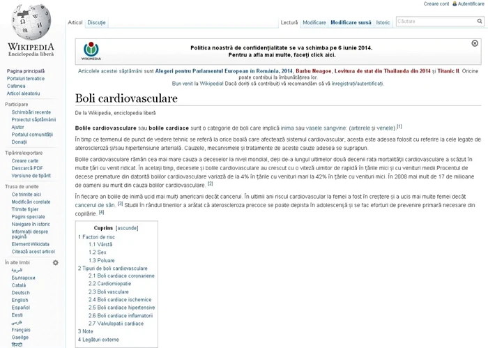 Informaţiile de pe Wikipedia despre cele mai comune afecţiuni conţin multe greşeli, au constatat specialiştii