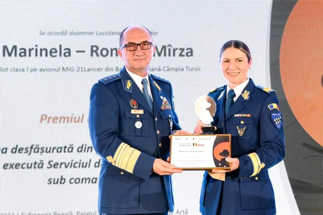Distinsă cu Premiul de Excelență FOTO MApN
