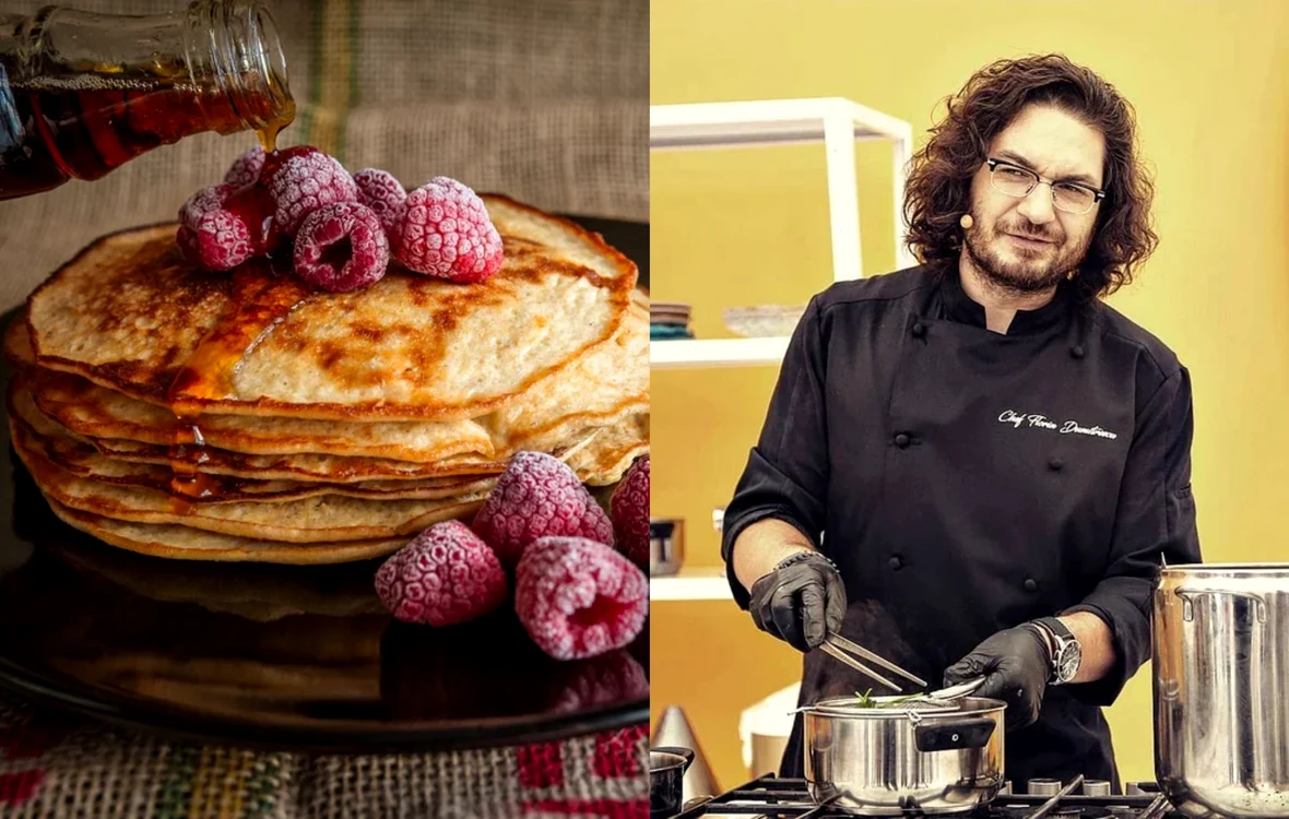 Rețeta perfectă de clătite a lui chef Florin Dumitrescu. Rețeta secretă