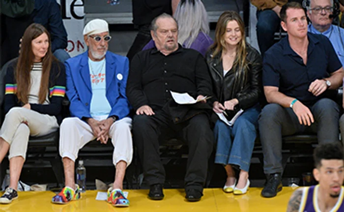 Jack Nicholson, 84 de ani e un mare fan al echipei LA LakersFoto: Profimedia