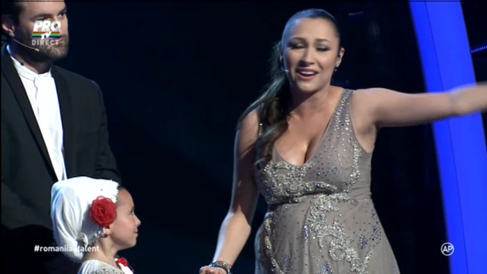 "Românii au talent, semifinala 1" - Fetița a lăsat-o fără cuvinte pe Andra