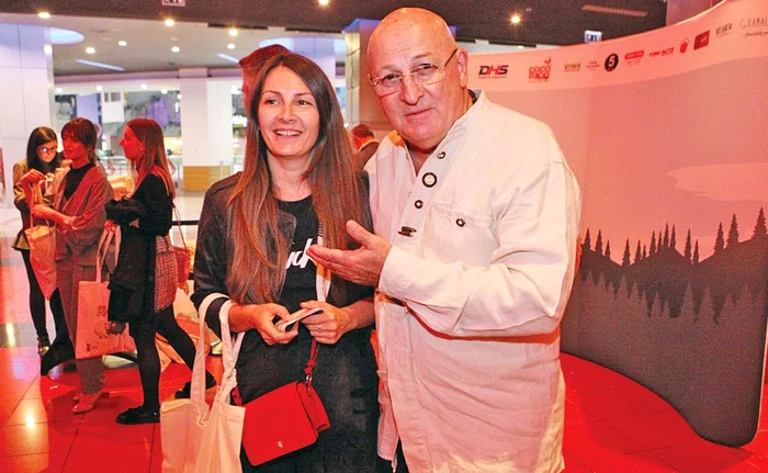 Bebe, alături de Adela, fiica lui, la premiera ”Pup-o, mă!”