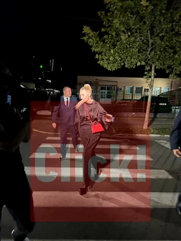 Ana Maria Prodan, la ieșirea din sala de judecată de la Buftea foto: Click!