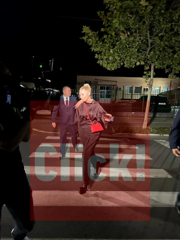 Ana Maria Prodan, la ieșirea din sala de judecată de la Buftea foto: Click!