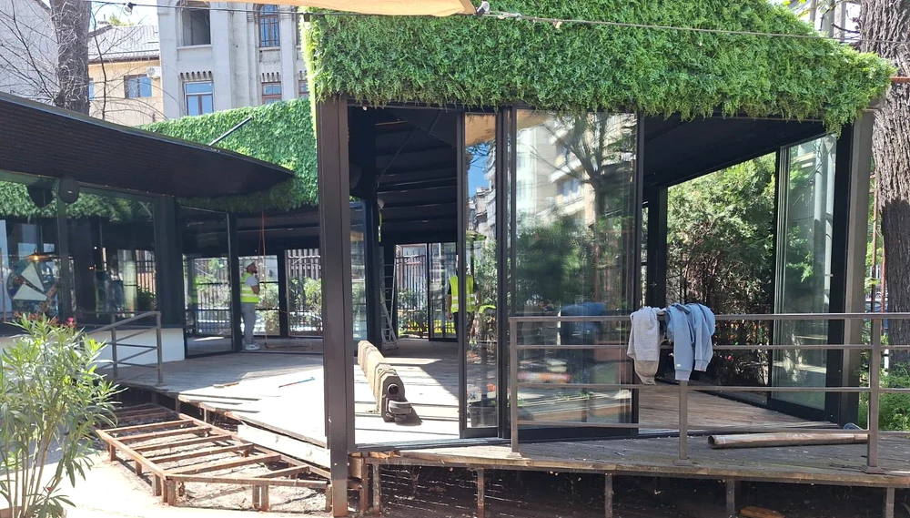 Lucrările de dezafectare a spațiului au început FOTO: Poliția Locală București