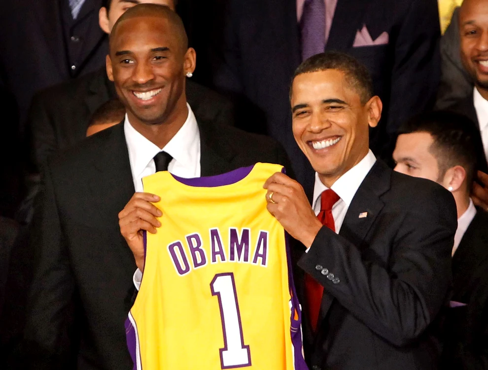 Barack Obama, alături de regretatul kobe Bryantfoto: Getty Images